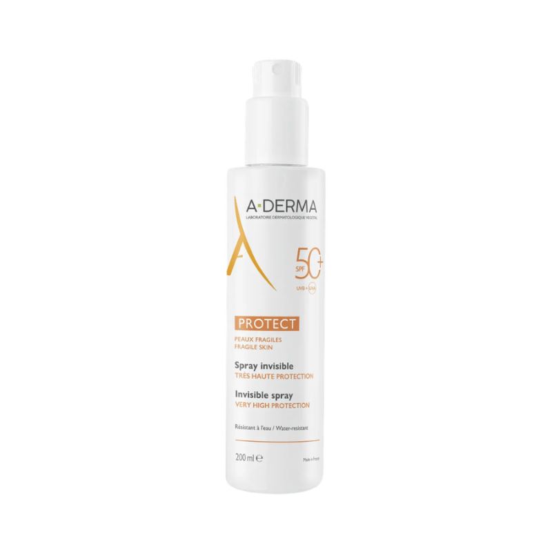 A-Derma Protect Spray Invisível FPS50+ 200ml
