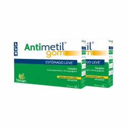 Antimetil Gom Limão & Menta 2x24 gomas