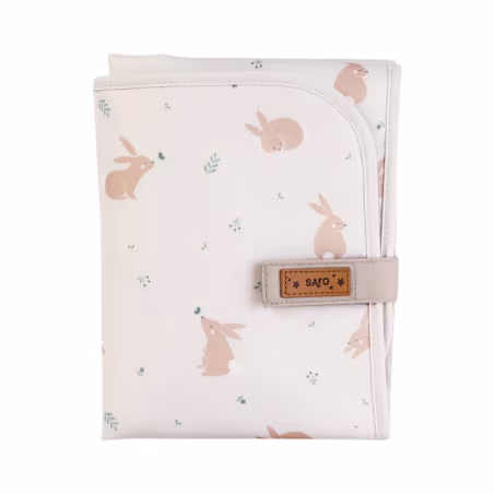 Saro Cambiador Cotton Bunnies