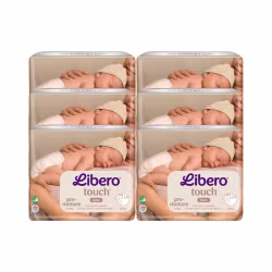 Libero Touch Premature 24 Fraldas Pack 6 unidades