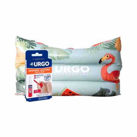 Urgo Antifúngico Treat & Color Rojo 4ml + Neceser Inflable Pack