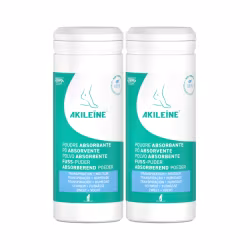 Akileine Absorbent Antiperspirant Powder 2x75g