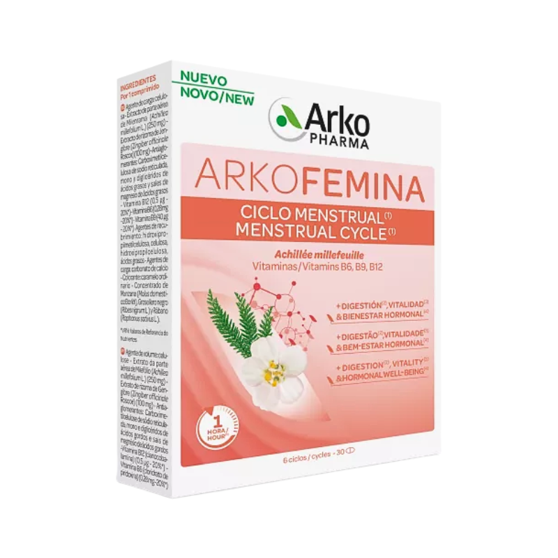 Arkofemina Cycle Menstruel 30 comprimés