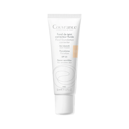 Avène Couvrance Fond de Teint Correcteur Fluide Porcelaine 1.0 30ml