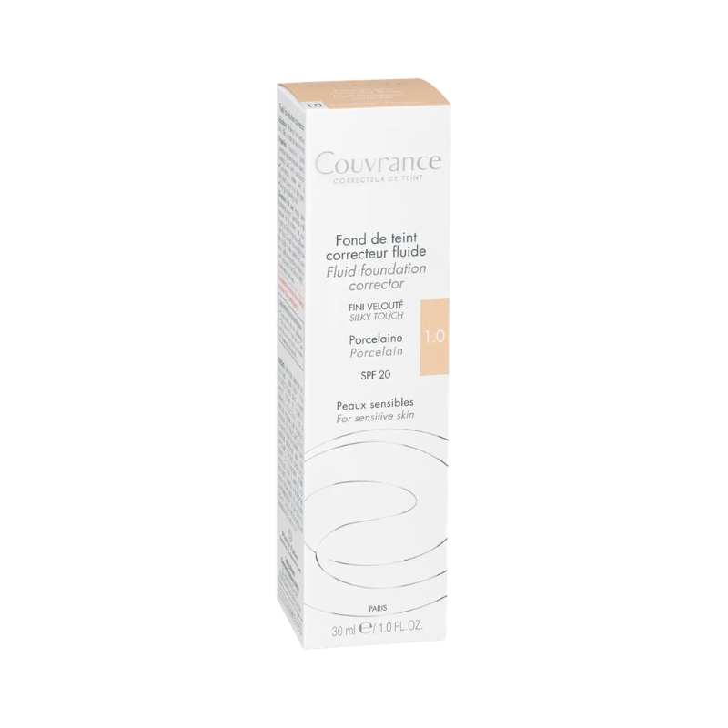 Avène Couvrance Fluid Foundation Corrector Porcelain 1.0 30ml