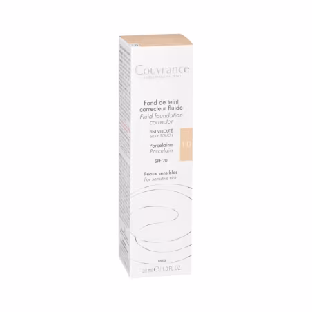 Avène Couvrance Base Fluida Corretora Porcelana 1.0 30ml
