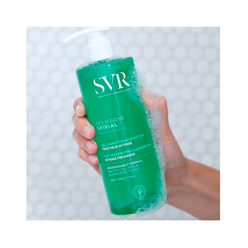 SVR Spirial Deo Douche Gel 400ml + Recharge