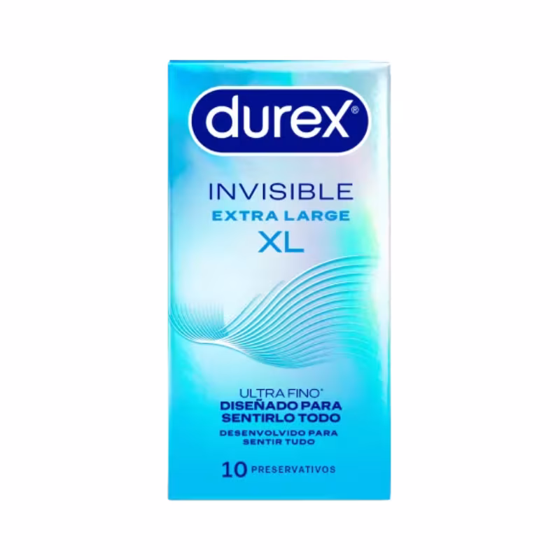 Durex Invisible XL 10 preservativos