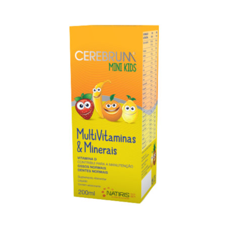 Cerebrum Mini Kids Multivitaminas e Minerais 200ml