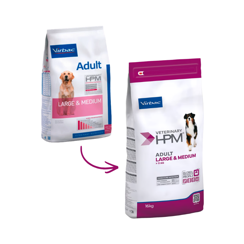 Virbac Veterinary HPM Adult Large & Medium Dog 16kg