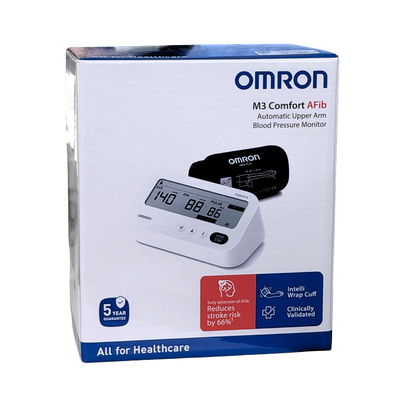 Omron M3 Comfort AFib Monitor de Presión Arterial