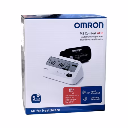 Omron M3 Comfort AFib Medidor de Tensão Arterial