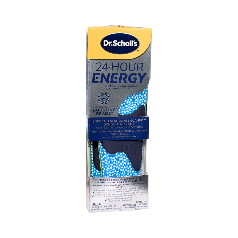 Dr. Scholl's 24 Hour Energy Multipurpose Insoles 35/40 1 pair