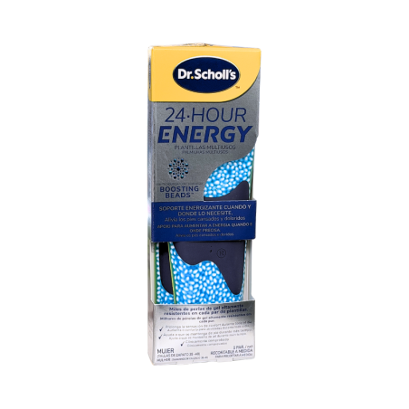Dr. Scholl's 24 Hour Energy Semelles Multi-Usages 35/40 1 paire