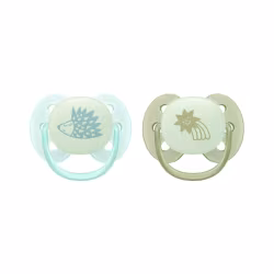 Philips Avent Ultra Soft Nighttime Chupete 0-6m Azul/Verde 2 unidades