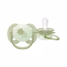 Philips Avent Ultra Soft Nighttime Chupete 0-6m Azul/Verde 2 unidades