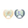 Philips Avent Ultra Soft Nighttime Chupeta 6-18m Bege/Azul 2 unidades
