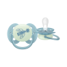 Philips Avent Ultra Soft Nighttime Sucette 18m+ Vert/Bleu 2 unités