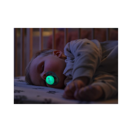 Philips Avent Ultra Soft Nighttime Sucette 18m+ Vert/Bleu 2 unités