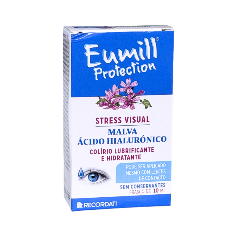 Eumill Protection Gouttes Oculaires Lubrifiantes et Hydratantes 10ml