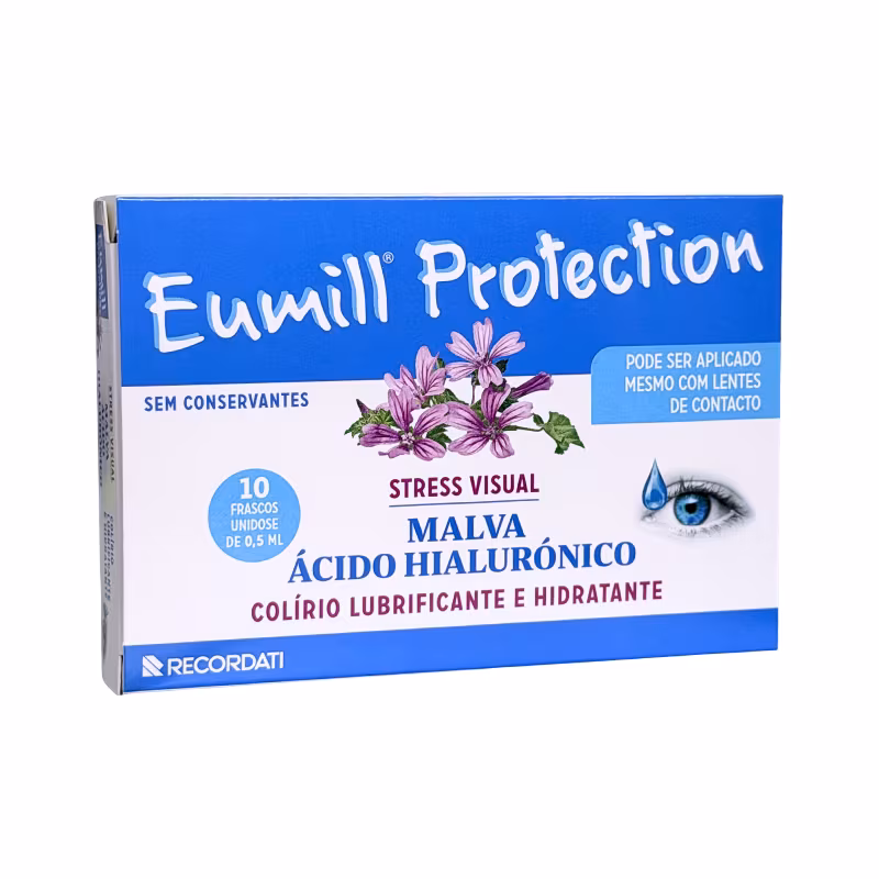 Eumill Protection Lubricating and Moisturizing Eye Drops 10x0,5ml
