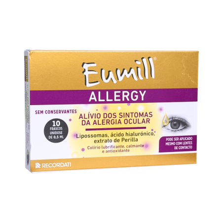 Eumill Allergy Gouttes Oculaires 10x0,5ml