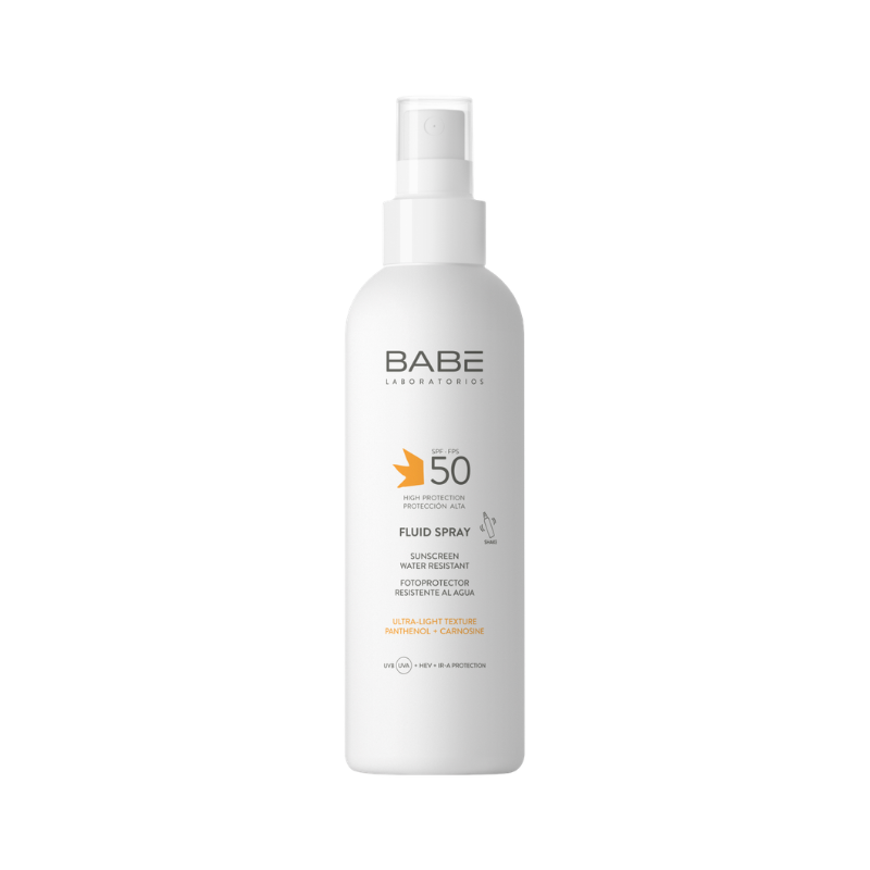 Babé Fluid Spray Fotoprotector Resistente al Agua SPF50 200ml