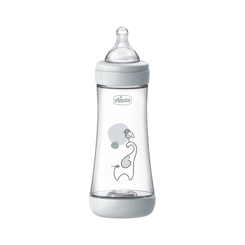 Chicco Perfect5 Biberón Flujo Rápido 4m+ Elefante 300ml