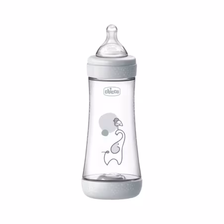 Chicco Perfect5 Biberón Flujo Rápido 4m+ Elefante 300ml