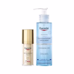 Eucerin Hyaluron-Filler + Elasticity 3D Sérum + Gel de Limpeza Pack