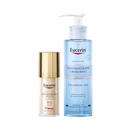 Eucerin Hyaluron-Filler + Elasticity 3D Sérum + Gel de Limpeza Pack