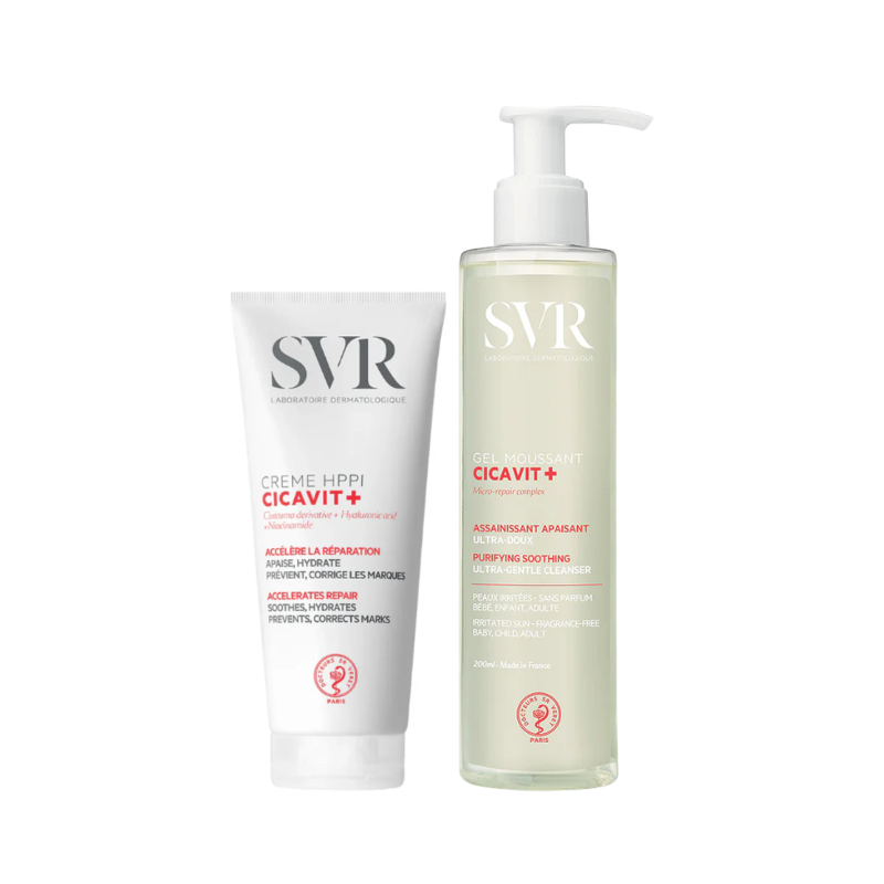 SVR Cicavit+ Cream HPPI + Gel Moussant Pack