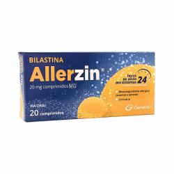 Bilastina Allerzin 20mg 20 comprimidos