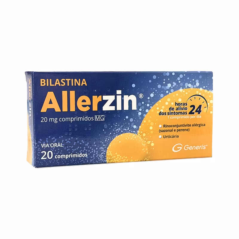 Bilastina Allerzin 20mg 20 comprimidos