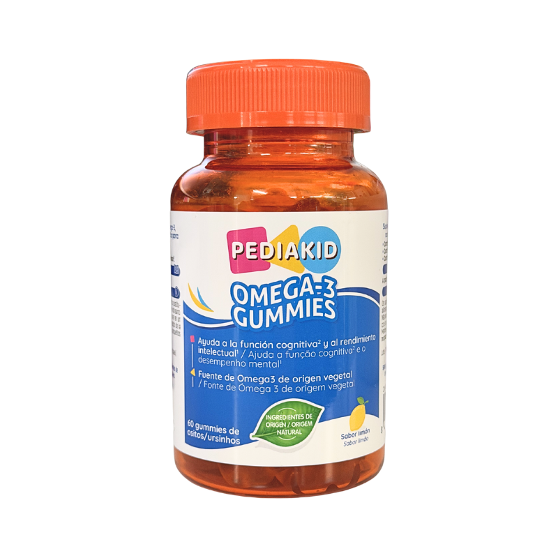 Pediakid Omega-3 Gummies Limón 60 gomitas