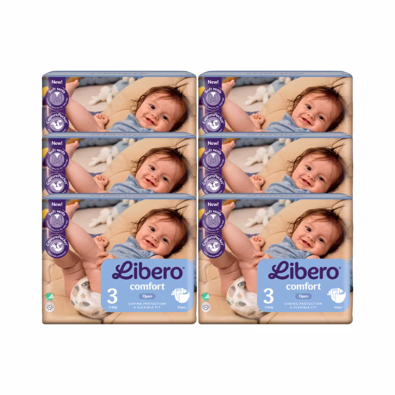 Libero Comfort 3 30 Fraldas Pack 6 unidades