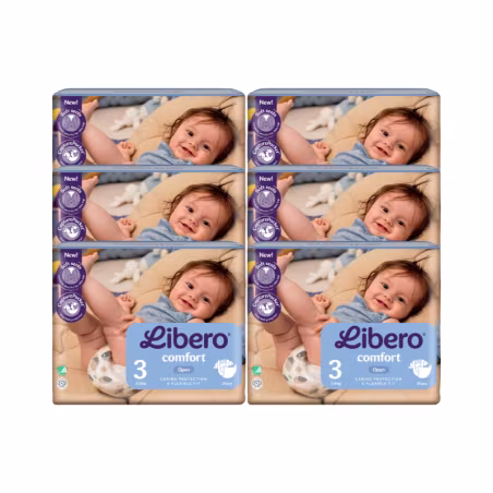 Libero Comfort 3 30 Fraldas Pack 6 unidades