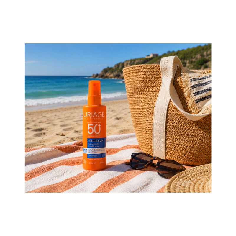 Uriage Bariésun Invisible Unscented Spray SPF50+ 200ml