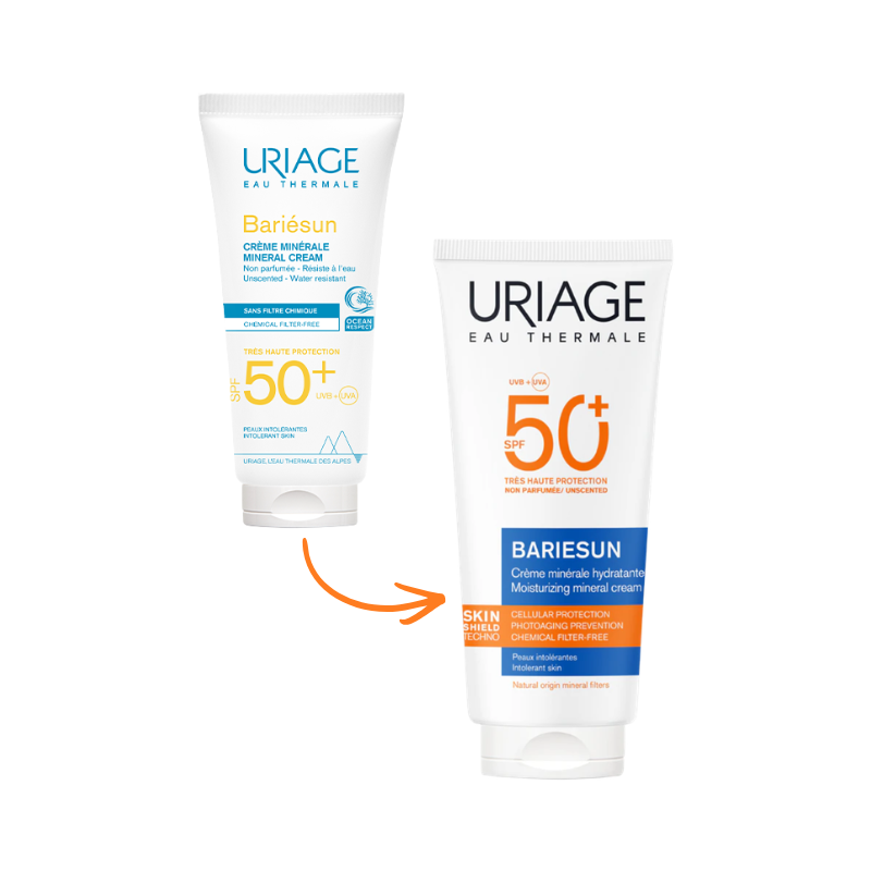 Uriage Bariésun Crème Minérale Hydratante SPF50+ 100ml