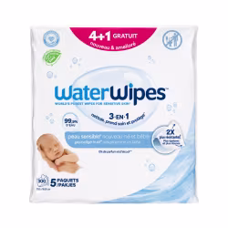 WaterWipes Toallitas Biodegradables 5x60 unidades
