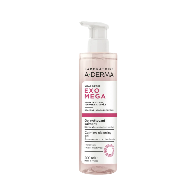 A-Derma Exomega Gel Limpiador Calmante 200ml