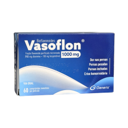 Vasoflon Bioflavonóides 1000mg 60 comprimidos
