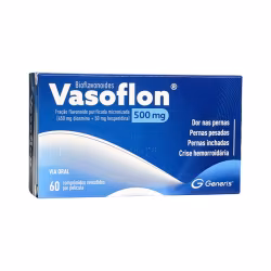 Vasoflon Bioflavonoids 500mg 60 tablets