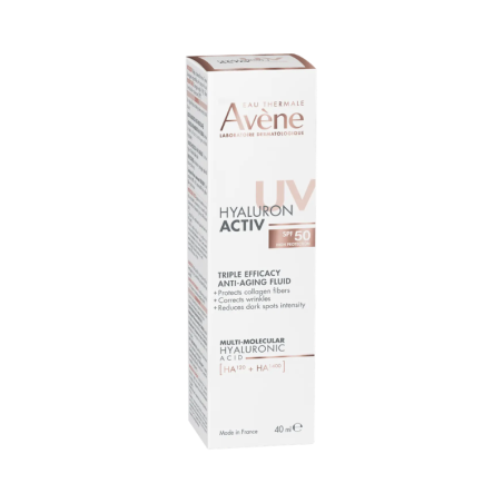 Avène Hyaluron Activ UV Fluido Antienvelhecimento FPS50 40ml