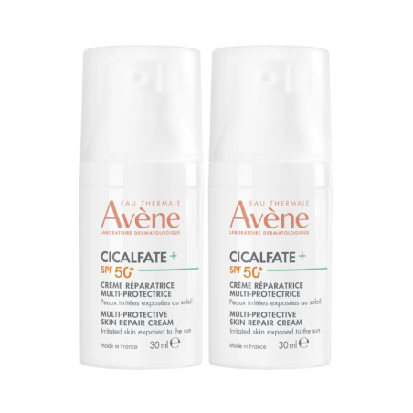 Avène Cicalfate+ Crema Reparadora Multiprotectora SPF50+ 2x30ml