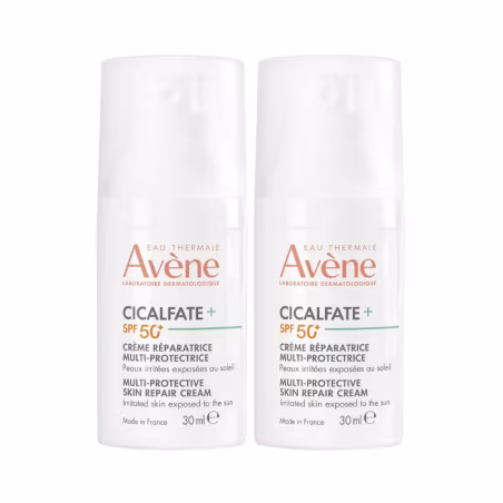 Avène Cicalfate+ Crème Réparatrice Multiprotectrice SPF50+ 2x30ml