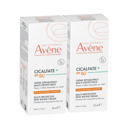 Avène Cicalfate+ Crème Réparatrice Multiprotectrice SPF50+ 2x30ml
