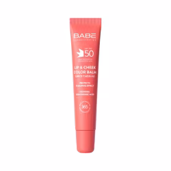Babé Lip & Cheek Bálsamo com Cor FPS50 Peach 20ml