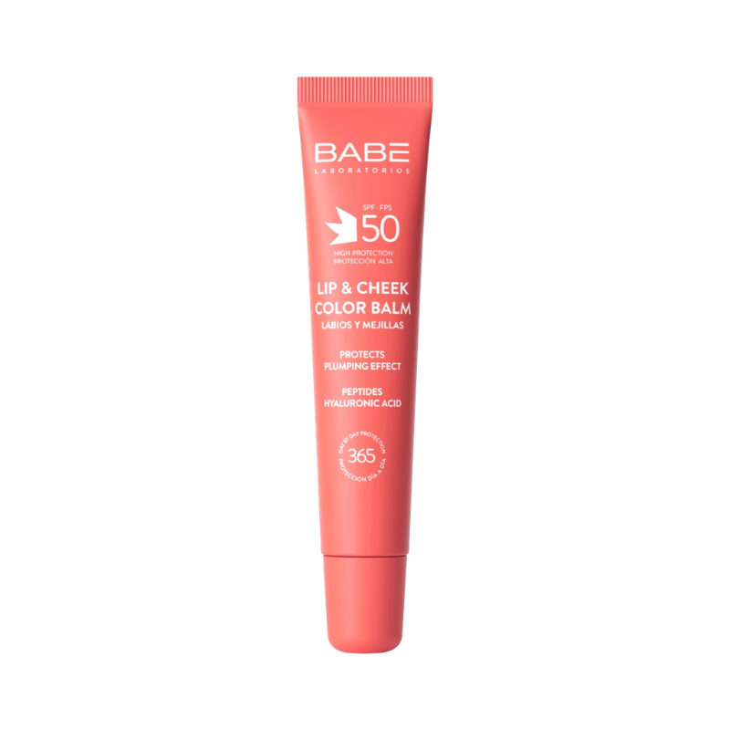 Babé Lip & Cheek Baume Touche de Couleur SPF50 Peach 20ml