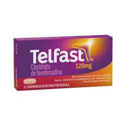 Telfast 120 mg, 15 comprimidos